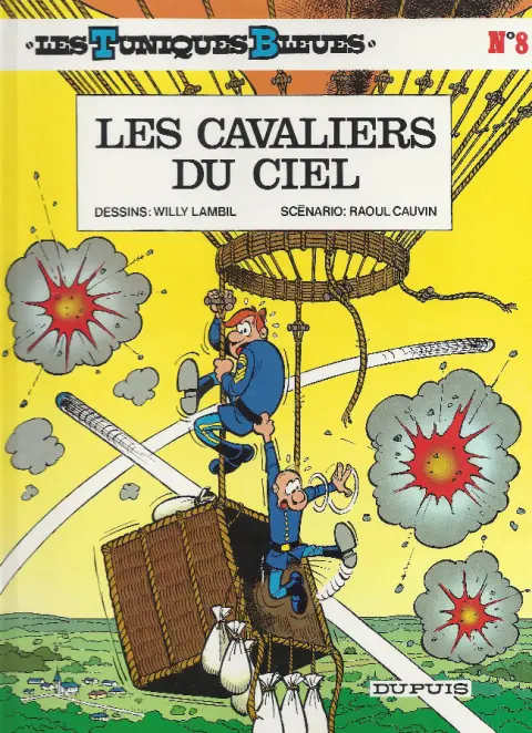 Couverture de l'album Les Tuniques Bleues Tome 8 Les cavaliers du ciel