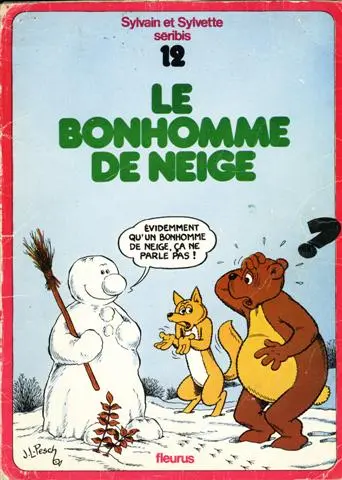 Sylvain et Sylvette Tome 12 Le bonhomme de neige