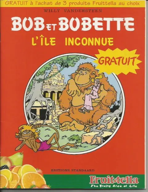 Couverture de l'album Bob et Bobette (Publicitaire) L'île inconnue