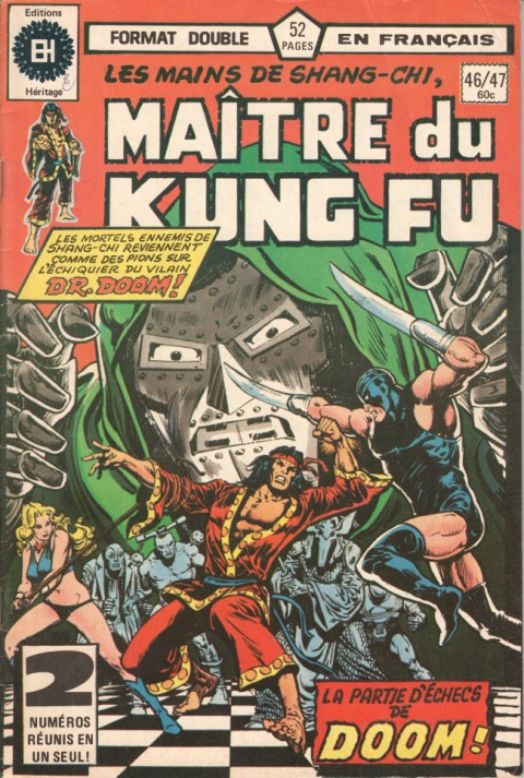 Couverture de l'album Les Mains de Shang-Chi, maître du Kung-Fu N° 46/47 Le Gambit du phénix
