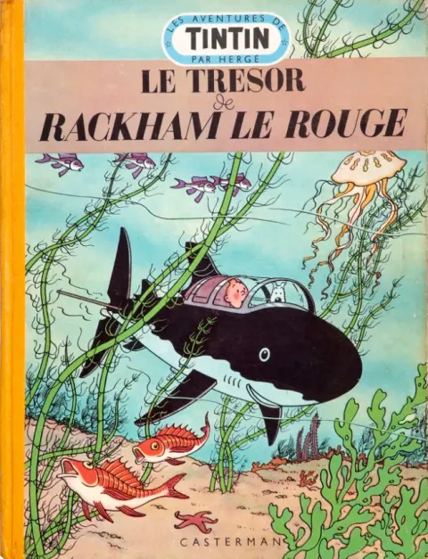 Couverture de l'album Tintin Tome 12 Le Trésor de Rackham le Rouge