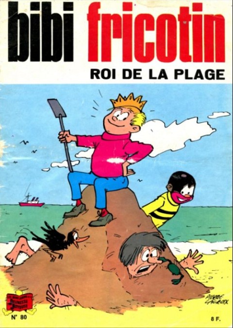 Couverture de l'album Bibi Fricotin 2e Série - Societé Parisienne d'Edition Tome 80 Roi de la plage