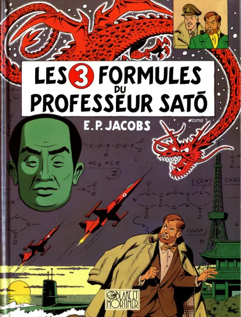 Couverture de l'album Blake et Mortimer Tome 11 Les 3 formules du Professeur Satô - Tome 1