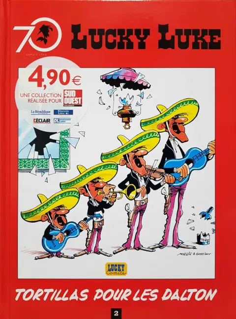 Lucky Luke 70 ans Tome 2 Tortillas pour les Dalton