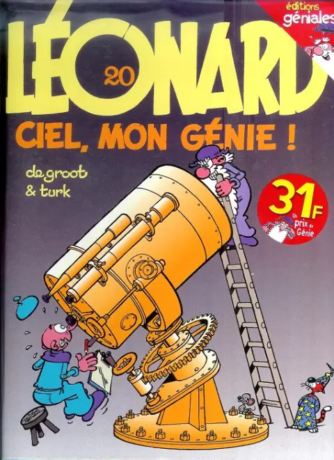 Couverture de l'album Léonard Tome 20 Ciel, mon génie !