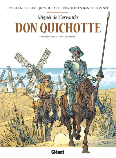 Couverture de l'album Les Grands Classiques de la littérature en bande dessinée Tome 18 Don Quichotte