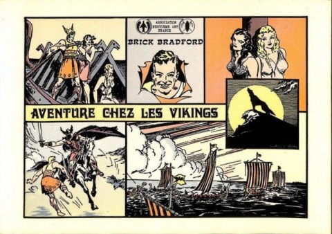 Couverture de l'album Luc Bradefer - Brick Bradford Anaf Tome 4 Aventure chez les vikings