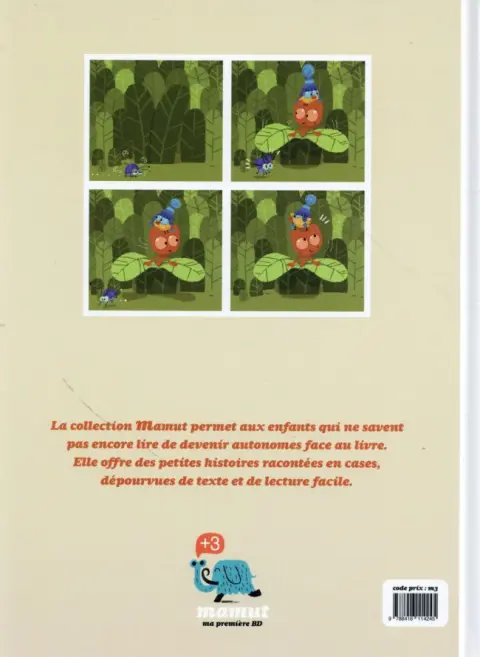 Verso de l'album Pticawa et le caneton
