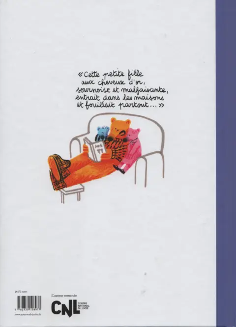 Verso de l'album Les Quatre Ours