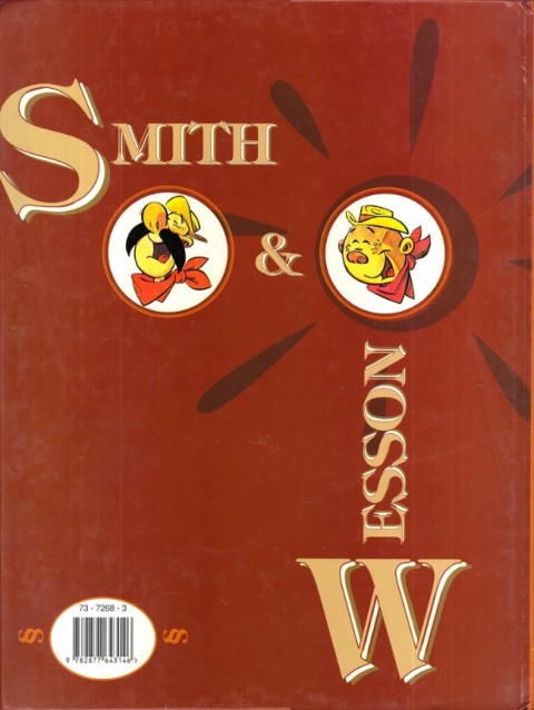 Verso de l'album Smith & Wesson Tome 1 La chevauchée fantaisiste