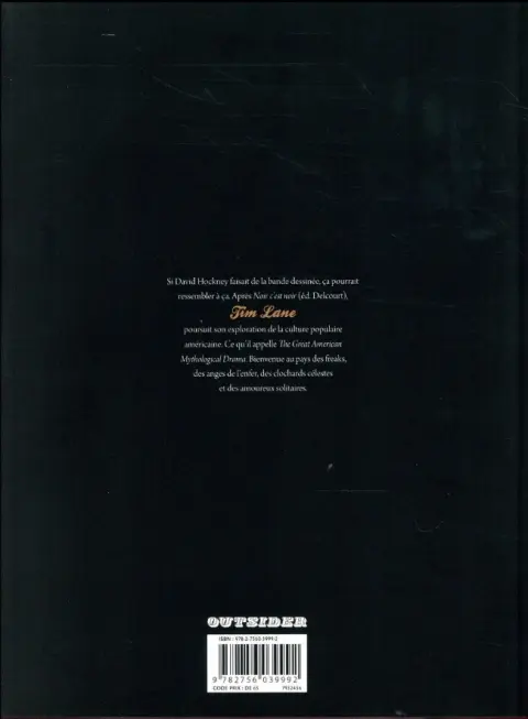 Verso de l'album Les Solitaires