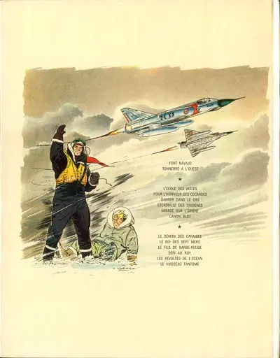 Verso de l'album Tanguy et Laverdure Tome 6 Canon bleu ne répond plus