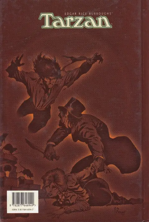 Verso de l'album Tarzan Tome 1 Le Monstre