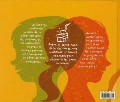 Verso de l'album Un papa est né !