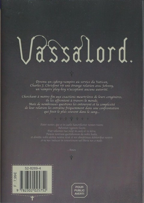 Verso de l'album Vassalord. 5