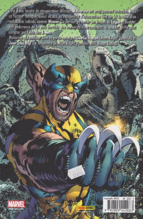 Verso de l'album Wolverine - Le meilleur dans sa partie