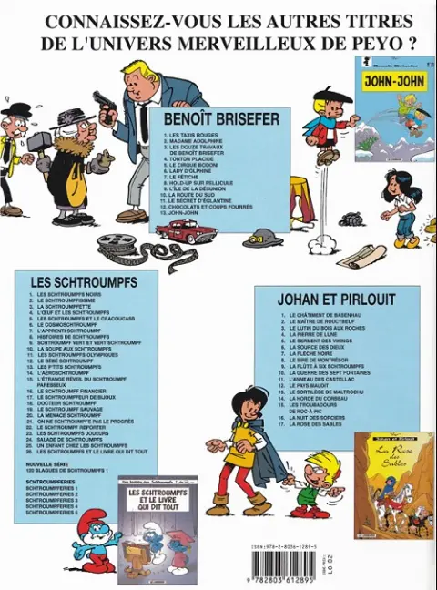 Verso de l'album Benoît Brisefer Tome 2 Madame Adolphine