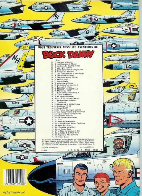 Verso de l'album Buck Danny Tome 2 Les mystères de Midway