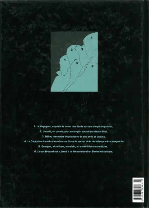 Verso de l'album Dérives Tome 1
