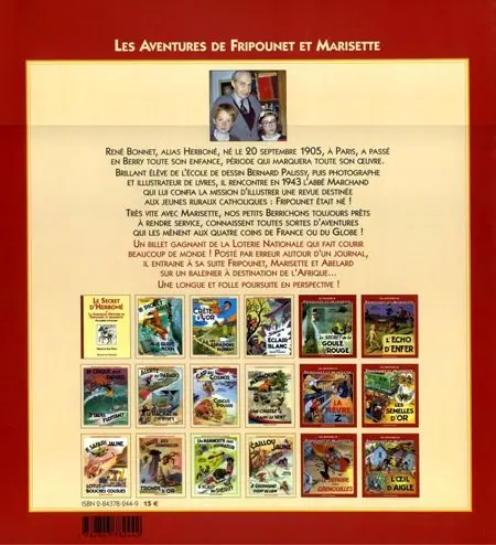 Verso de l'album Fripounet et Marisette Tome 5 La bande blanche