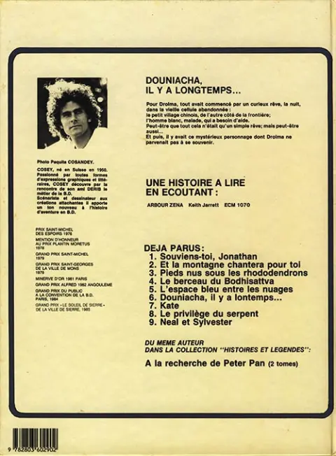 Verso de l'album Jonathan Tome 6 Douniacha, il y a longtemps...