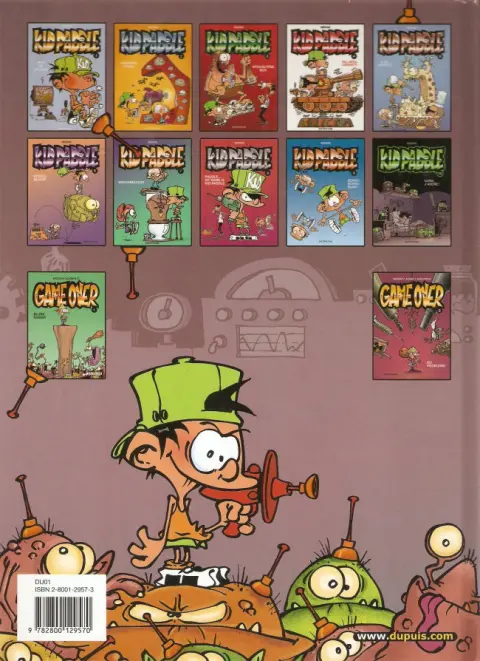 Verso de l'album Kid Paddle Tome 6 Rodéo Blork