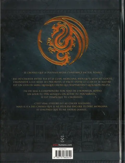 Verso de l'album Morgana Tome 2 Le secret des Krritt