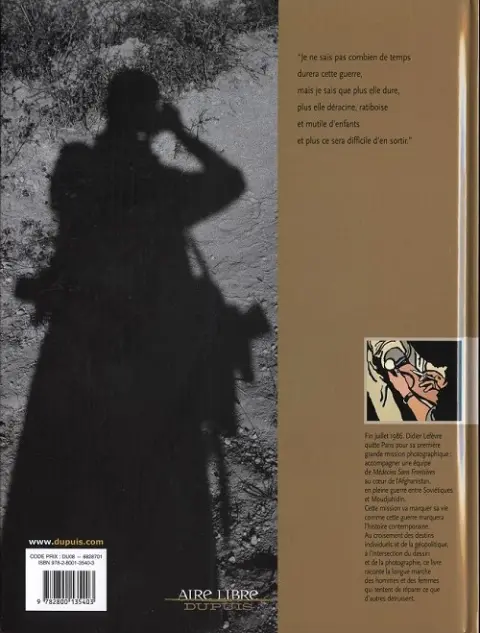 Verso de l'album Le Photographe Tome 2