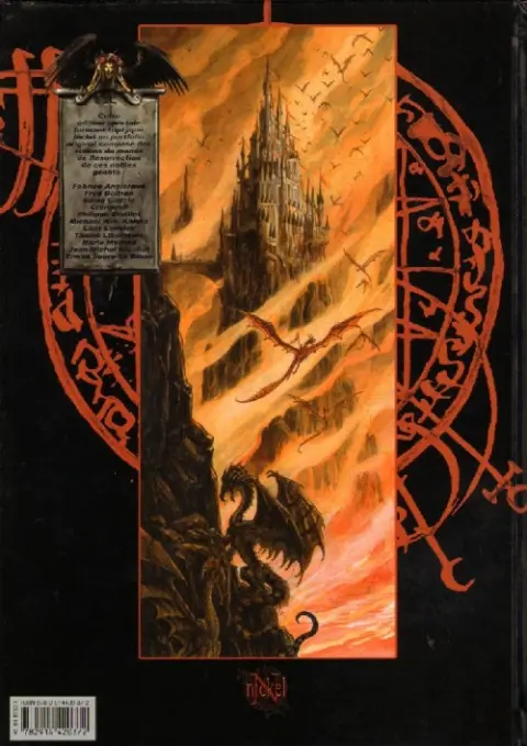 Verso de l'album Requiem Chevalier Vampire Tome 10 Bain de sang
