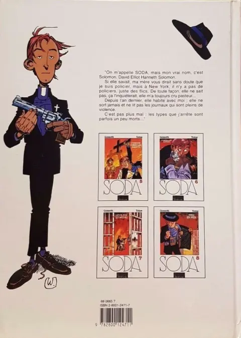 Verso de l'album Soda Tome 9 Et délivre-nous du mal