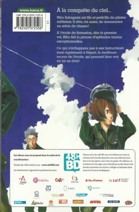 Verso de l'album Tenjin - Le dieu du ciel 1