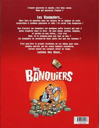 Verso de l'album Les Banquiers Tome 2 Il faut bien que la banque croûte