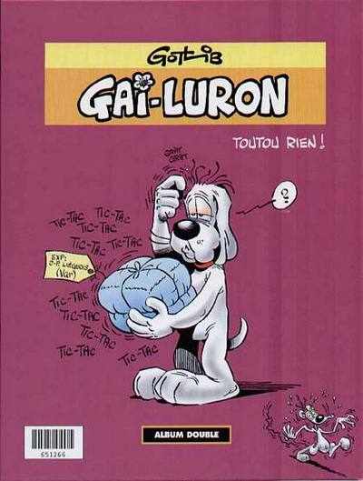 Verso de l'album Gai-Luron Au nom de tous les chiens / Toutou rien !