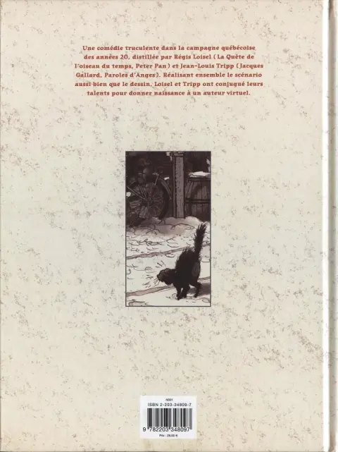 Verso de l'album L'arrière boutique du magasin général II