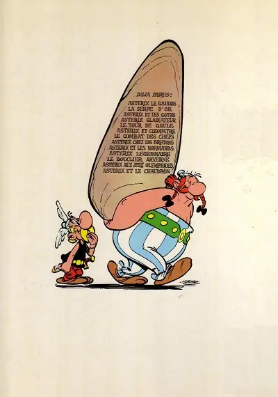 Verso de l'album Astérix Tome 13 Astérix et le chaudron