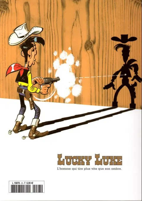 Verso de l'album Lucky Luke La collection Tome 23 Daisy town