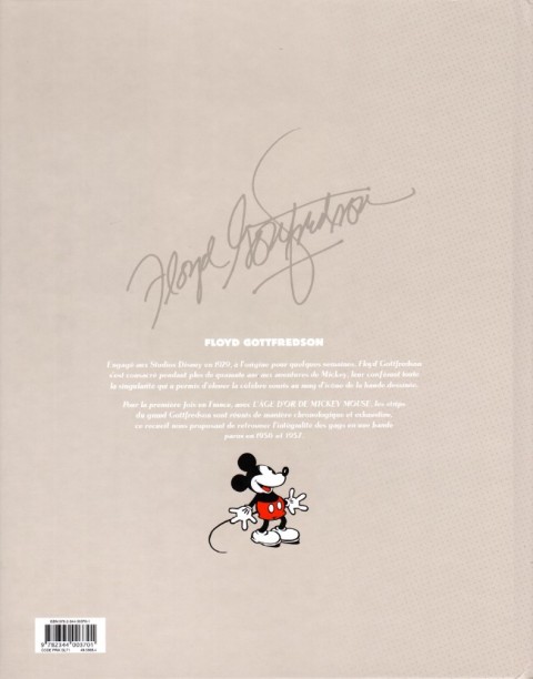 Verso de l'album L'âge d'or de Mickey Mouse Tome 12 Histoires courtes (1956-1957)
