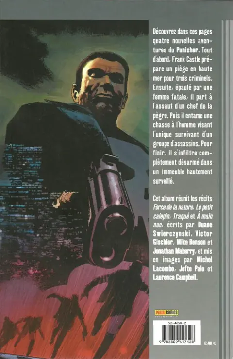 Verso de l'album Punisher Tome 18 À main nue