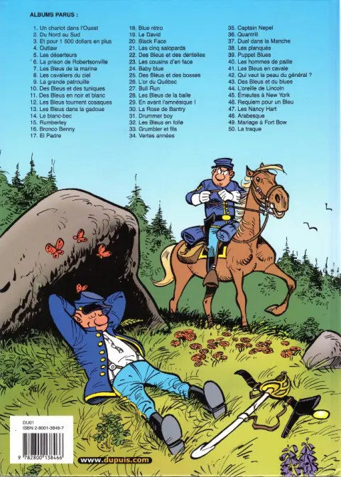Verso de l'album Les Tuniques Bleues Tome 50 La traque