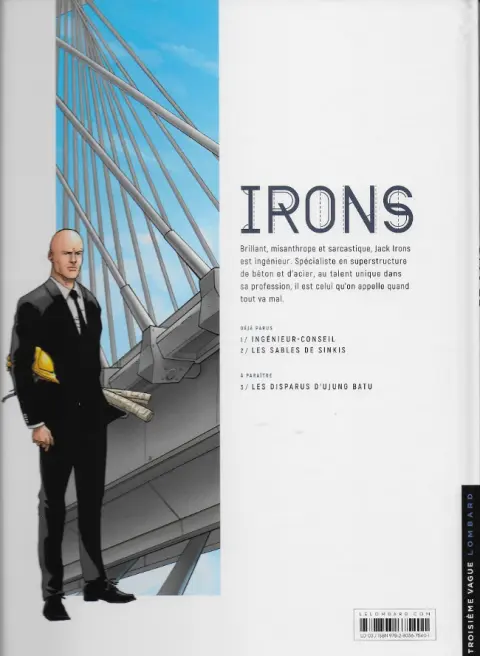 Verso de l'album Irons Tome 2 Les sables de Sinkis