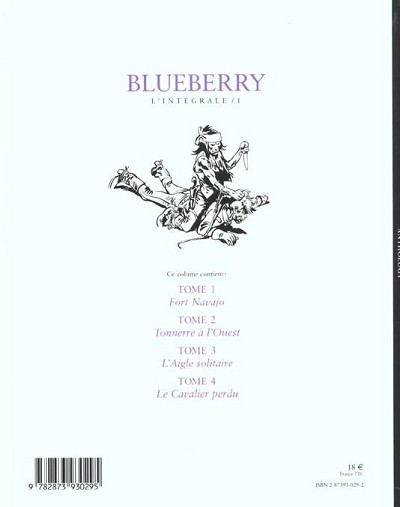 Verso de l'album Blueberry L'Intégrale / 1