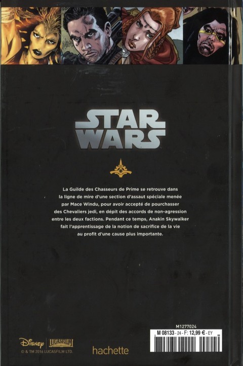 Verso de l'album Star Wars - Légendes - La Collection Tome 24 Clone Wars - VI. Démonstration de Force