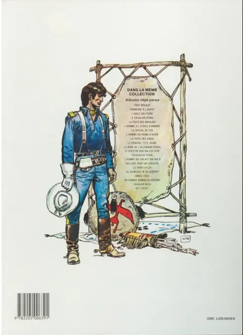 Verso de l'album Blueberry Tome 12 Le spectre aux balles d'or