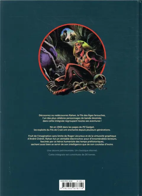 Verso de l'album Rahan Fils des âges farouches Tome 24