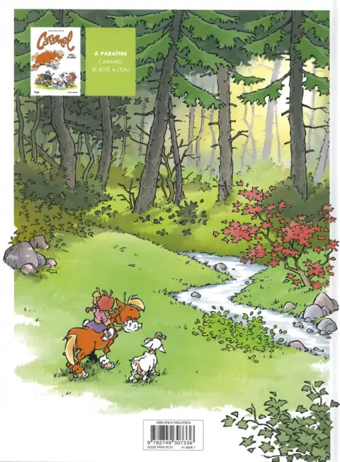 Verso de l'album Caramel Tome 1 Caramel entre en scène !