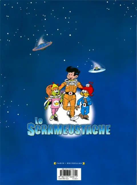 Verso de l'album Le Scrameustache Tome 24 Le cristal des Atlantes