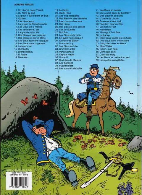 Verso de l'album Les Tuniques Bleues Tome 15 Rumberley