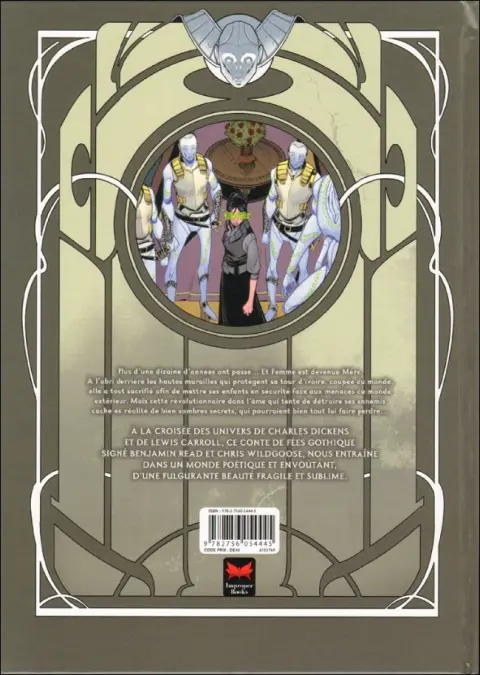Verso de l'album Porcelaine Tome 3