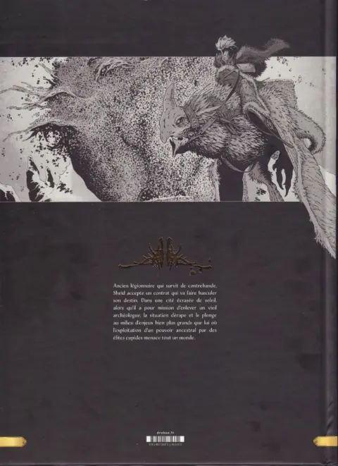 Verso de l'album Sheïd Le piège de Mafate