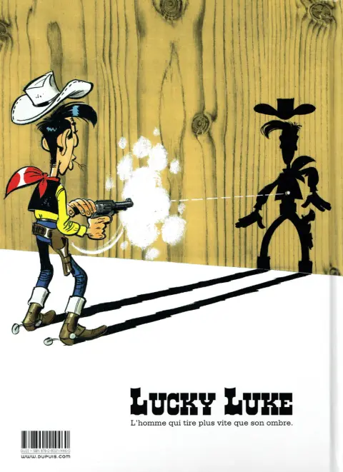 Verso de l'album Lucky Luke Tome 6 Hors-la-loi